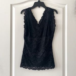 Black Lacey Blouse.